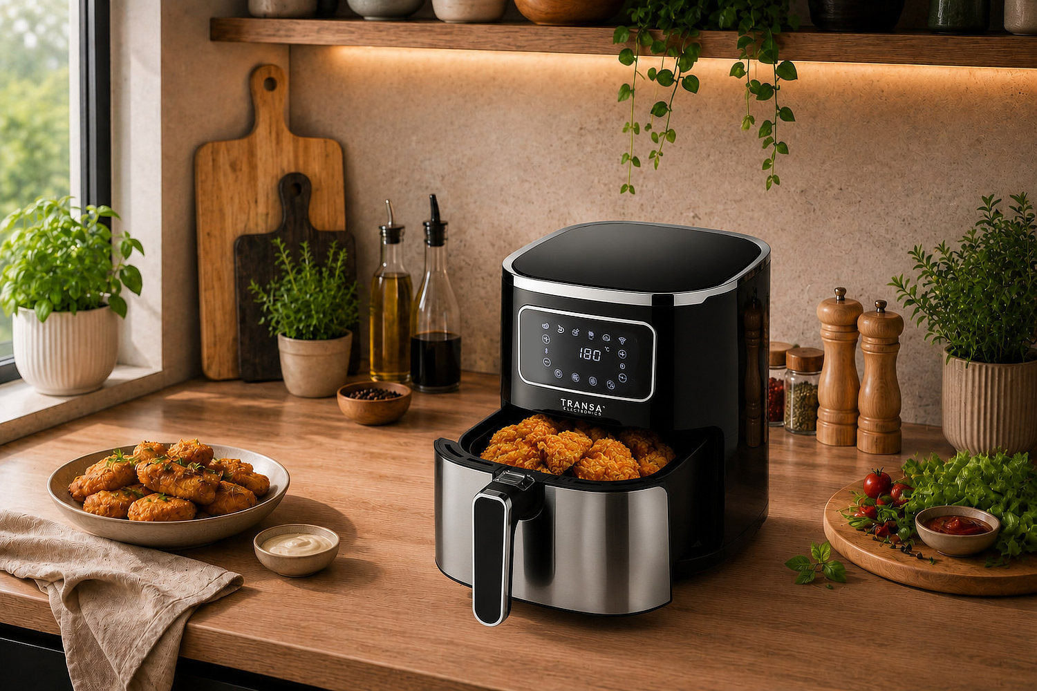 Technologia Rapid Air we frytkownicy beztłuszczowej SimpleFry Medium TE-47